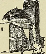 TOZEUR : MOSQUÉE SIDI-LAHDHAR, dessin de G.-A. CHaLon, cul-de-lampe