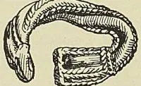 BRACELET DE CUIVRE FONDU. NIGER. Cul-de-lampe