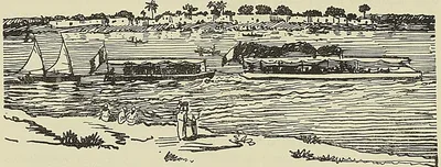 VUE DU NIGER A BAMAKO, d’après Faidherbe : le Sénégal