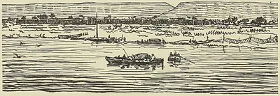 BAMAKO, d’après un croquis du lieutenant Vallière