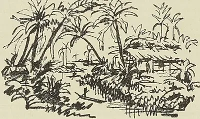 LES LAGUNES DE L’ALIMA.... LA ROCHE FÉTICHE DE L’OGOOUÉ, d’après un croquis de S. de…