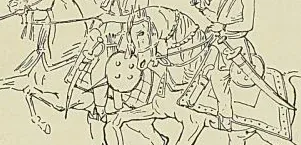 CAVALIERS MAHRATTEs. (Musée de l’armée, fonds Dubois de l’Étang). (G. Hanotaux fils.)