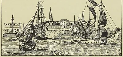 FORT WILLIAM AU XVIIE SIÈCLE, d’après le tableau de Georges Lambert. (G. Hanotaux fils.)