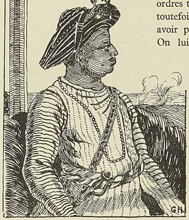 TIPPOU SAïb, d’après Poriginal appartenant au marquis de Wellesley. (Mme C. Hanotaux…