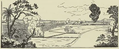 VUE DU NORD-OUEST DE SERINGAPATAM AVEC LES APPROCHES, LES BATTERIES ET LA BRÈCHE (D’après…
