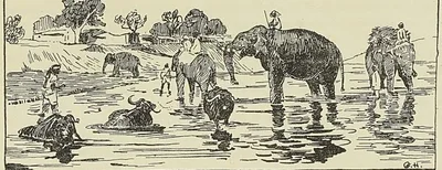 LA CÔTE DU CARNATIC, d’après un dessin du Tour du Monde. (G. Hanotaux fils.) Frontispice