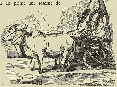 CHAR INDOU, d’après le Tour du Monde. (A. Reiss.)