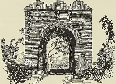 LA PORTE D’ANNAM SUR LE HOANH-SON AU SUD DE L’ANCIEN ROYAUME DU TONKIN