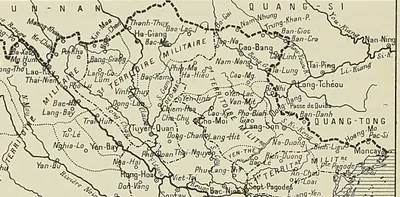 CARTE DES TERRITOIRES MILITAIRES
