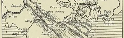 RIZIÈRES DE COCHINCHINE EN 1880