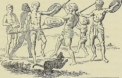 ÉTIENNE DE FLACOURT, d’après une gravure de Corneille. Histoire de la grande ile…