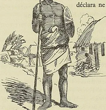 ILOT MADAME, SAINTE-MARTE, dessin de S. de Bérard, Charnay : Madagascar à vol d’oiseau…