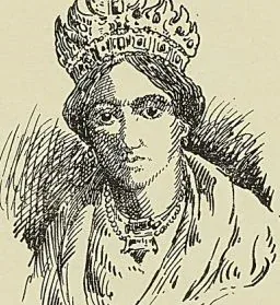 LA REINE DE MOHÉLI, d’après un dessin de la Mosaïque (1872)