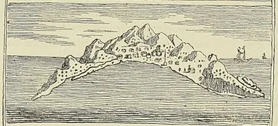 VUE DE SAINT-DENIS ET SAINT-PAUL quis de Mondevergue ; (D’après une carte de la…