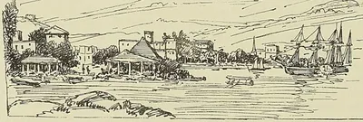 LE PORT-LOUIS, VU DU LARGE