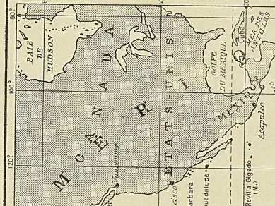 CARTE DE L’OCÉAN PACIFIQUE