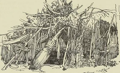 TOMBEAU DE WATON (Dessin de Dardaine) (Garnier : Voyage à la Nouvelle-Calédonie)…