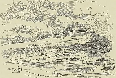 LE FORT DE BAC-NINH, d’après un dessin du Tour du monde