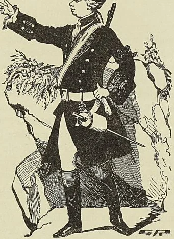 LE GÉNÉRAL WOLFE, gravure de l’époque
