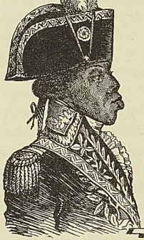 TOUSSAINT LOUVERTURE, lithographie de A. Parey