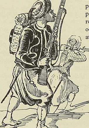 LES ZOUAVes, d’apres Raffet