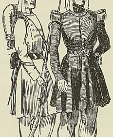 OFFICIER D’INFANTERIE DE LIGNE (TENUE D’AFRIQUE), d’après un dessin de Raffet