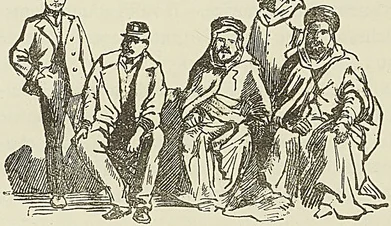 LA MISSION FLATTERS, d’après un document de l’Illustration