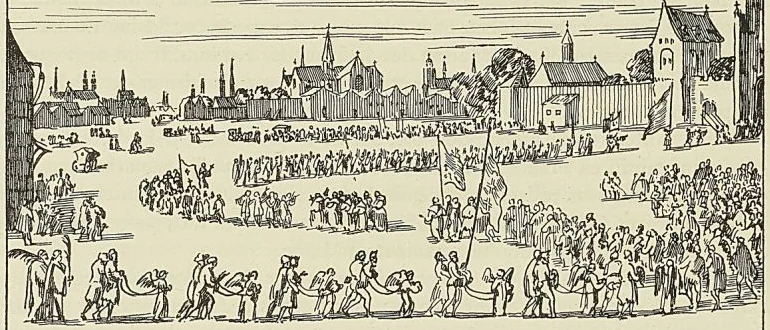 PROCESSION DU RETOUR DES CAPTIFS CHRÉTIENS (D’après HISTORIE VoN Barbaryen.)