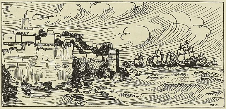 LA FLOTTE DE CHATEAU-RENAUD DEVANT SALÉ (1680)