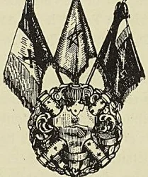 ARMES ET FANION DU MARÉCHAL LYAUTEY, cul-de-lampe