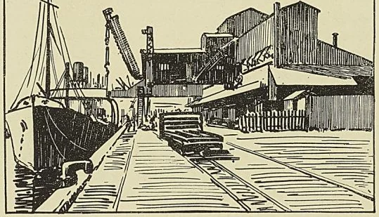 CASABLANCA : QUAI D’EMBARQUEMENT DES PHOSPHATES