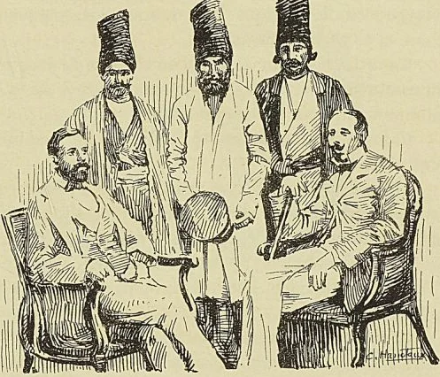LA MISSION BOURÉE-GOBINEAU, dessin de G. HANOTAUx fils