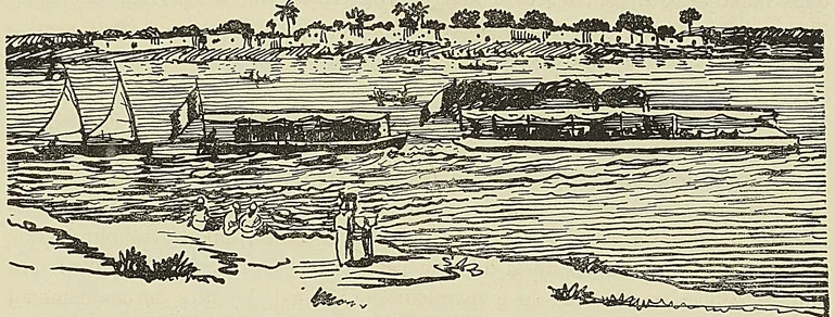 VUE DU NIGER A BAMAKO, d’après Faidherbe : le Sénégal