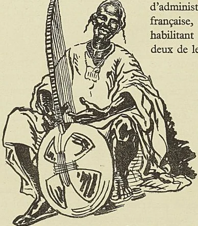GRIOT MALINKÉ, d’après un dessin de Mage