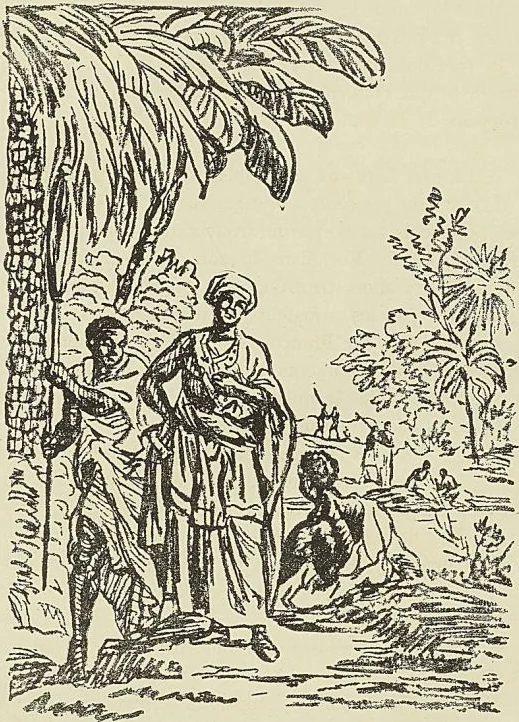 DON DANIEL DE SILVA, COMTE DE SOGNO (174I), gravure de A. Tardieu