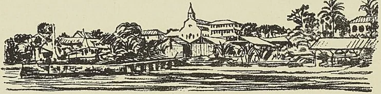 LIBREVILLE, d’après un croquis de Boudier. Tour du monde (I90I)