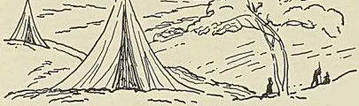 VUE DU TCHAD, d’après une gravure du Voyage au Tchad du major Denham (1823)
