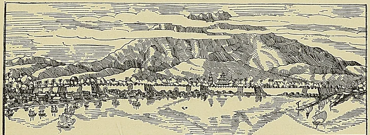 SUMATRA (D’après le Premier voyage des Hollandais aux Indes Orientales, par Sennius Hultius).