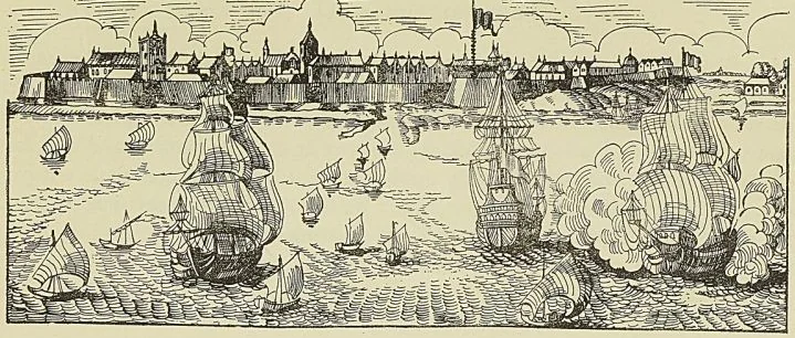 dam, 1676. (A. Reiss.) Frontispice