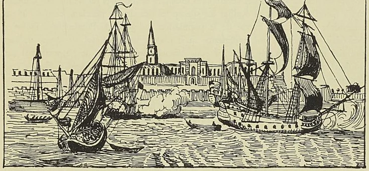 FORT WILLIAM AU XVIIE SIÈCLE, d’après le tableau de Georges Lambert. (G. Hanotaux fils.)