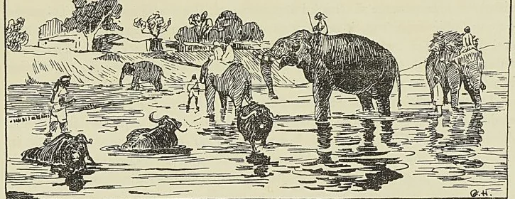 LA CÔTE DU CARNATIC, d’après un dessin du Tour du Monde. (G. Hanotaux fils.) Frontispice