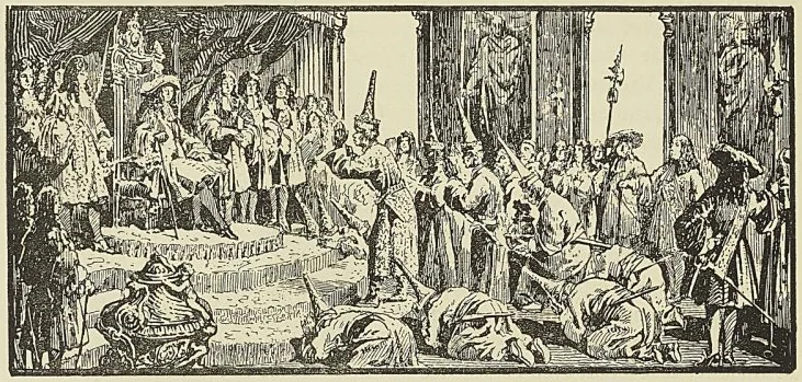RÉCEPTION DE L’AMBASSADE FRANÇAISE PAR LOUIS XIV