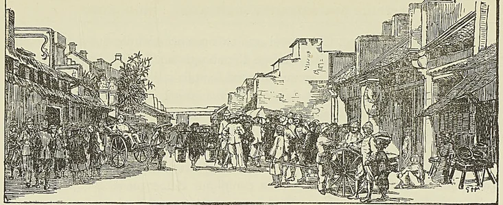 RÉSIDENCE FRANÇAISE A HANOI EN 1888, frontispice