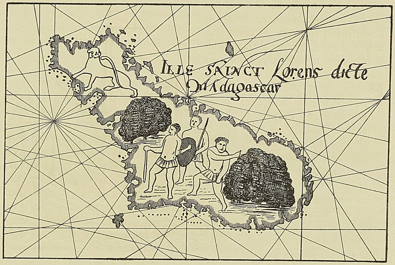 CARTE DE GUILLAUME LE TESTU (1555)