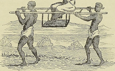 DANSES ET JEUX DES HABITANTS DE MADAGASCAR AUX JOURS DE FÊTES, gravure extraite de Flacourt :