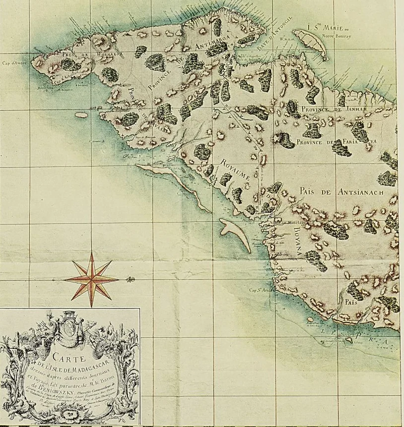 DITE  CARTE DE BENIOWSKY a