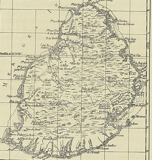 CARTE DE L’ISLE DE FRANCE DE L’ABBÉ LA CAILLE