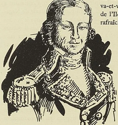 LE GOUVERNEUR MAGON, d’après une lithographie de Maurin
